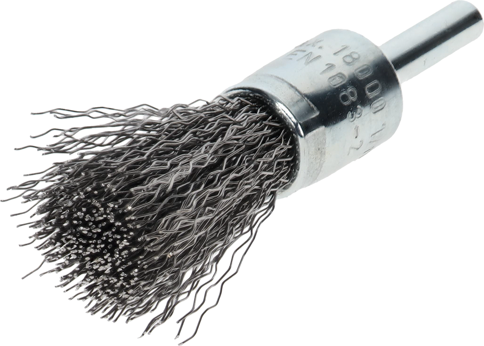 Osborn End Brush D17mm, Crimped Steel Wire 0.30mm with 6mm Shank - 0002509162