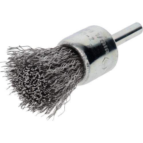 Osborn End Brush D17mm, Crimped Stainless Steel Wire 0.20mm with 6mm Shank - 7002509342