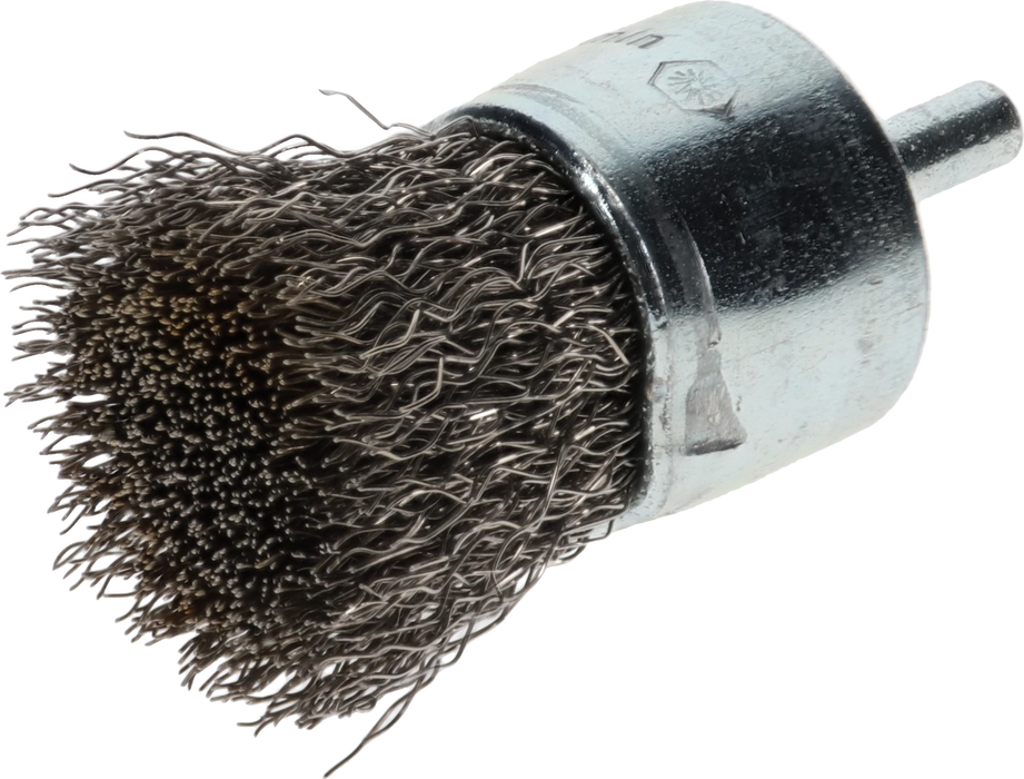 Osborn End Brush D30mm, Crimped Stainless Steel Wire 0.30mm with 6mm Shank - 0002509364