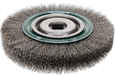 Osborn Wheel Brush D200mm, Crimped Stainless Steel Wire 0.30mm with Adapter - 9902566362
