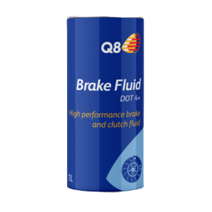 Q8 Oils BRAKE FLUID DOT 4+, Brake Fluid - 12 x 1 Litre