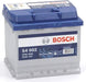 S4 002 Bosch Car Battery 12V 52Ah Type 079 - 552400047, 4 Years Warranty
