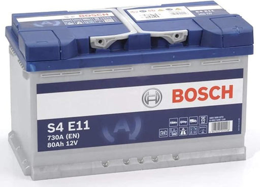 S4 E11 Bosch Car Battery 12V 80Ah Type 115 EFB - 580500080, 3 Years Warranty