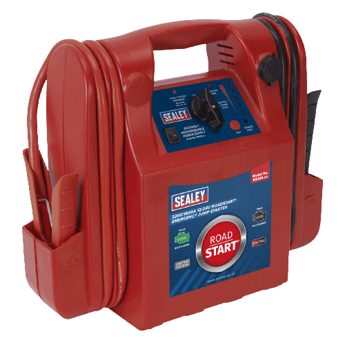 Sealey RS105 RoadStart® Emergency Jump Starter 12/24V 3200/1600 Peak Amps, Ex-Showroom, Grade B, 6 Months Warranty