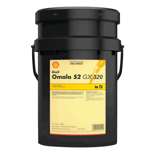 Shell 550041621 Omala S2 GX 320, Gear Oil - 20 Litre