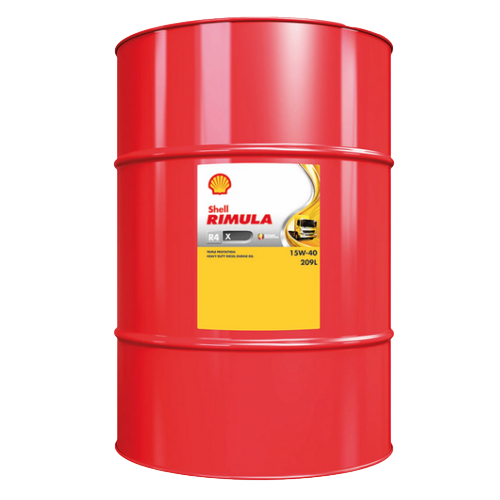 Shell 550036775 Rimula R4 X 15W-40 CI4 E7, HD Engine Oil - 209 Litre