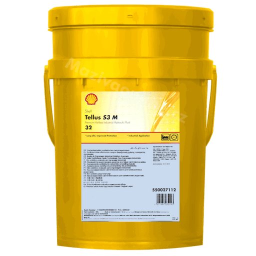 Shell 550027112 Tellus S3 M 32, Hydraulic oil - 20 Litre
