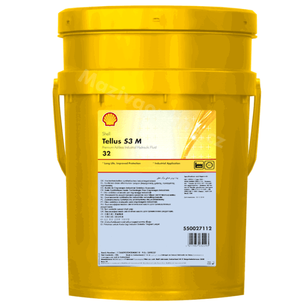 Shell 550027112 Tellus S3 M 32, Hydraulic oil - 20 Litre