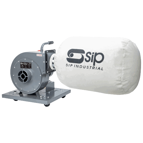 SIP 01963 Portable Single Bag Dust Collector, 56ltr, 850mtr³/hr