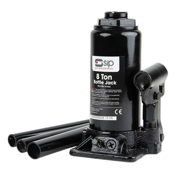 SIP 03656 Bottle Jack, Weight Capacity - 8 Tonne, Re-Boxed, Grade A, 24 Months Warranty