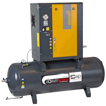 SIP 05375 RS2.2-10-200BD 230v Rotary Screw Compressor, Tank Capacity - 200 Litre, Max. Air Pressure - 10 Bar