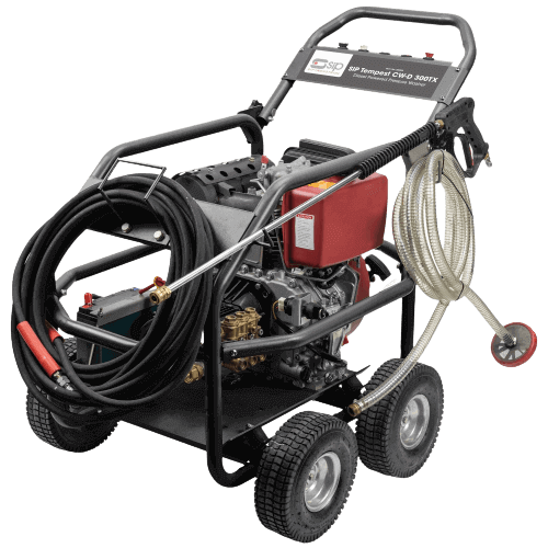 SIP 08989 TEMPEST CW-D 300TX Diesel Pressure Washer, Motor power - 9 Hp, Max. Pressure - 300 Bar, Ex-Showroom, Grade B, 12 Months Warranty