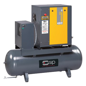 SIP 05378A TRONIC 4.0-08-200ES Screw Compressor, Tank Capacity - 200 Litre, Max. Air Pressure - 8 Bar