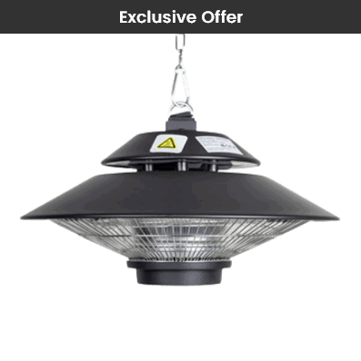 SIP 09587 Universal Halogen Hanging Heater, Re-Boxed, Grade A, 24 Months Warranty