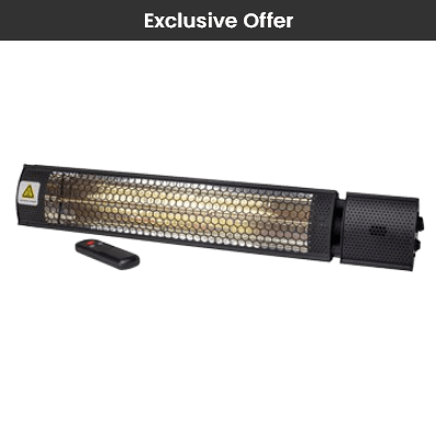 SIP 09586 Universal Halogen Heater w/ Control, Ex-Showroom, Grade B, 12 Months Warranty