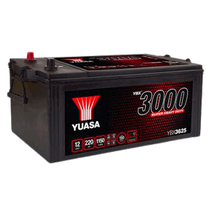 Yuasa YBX3625 SUPER HEAVY DUTY BATTERY 625SHD, 2 Years Warranty