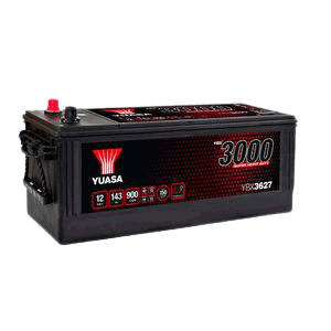 Yuasa YBX3627 SUPER HEAVY DUTY BATTERY 627SHD, 2 Years Warranty