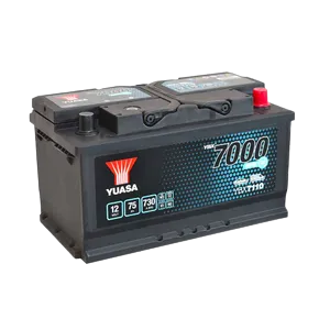 Yuasa YBX7110 12V 75Ah 730A EFB Start Stop Battery, 5 Years Warranty