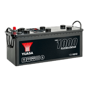 Yuasa YBX1612 12V 143Ah 900A Super Heavy Duty Commercial Vehicle Battery, 3 Years Warranty