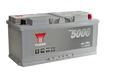 Yuasa YBX5020 12V 110Ah 950A Silver High Performance Battery, 5 Years Warranty