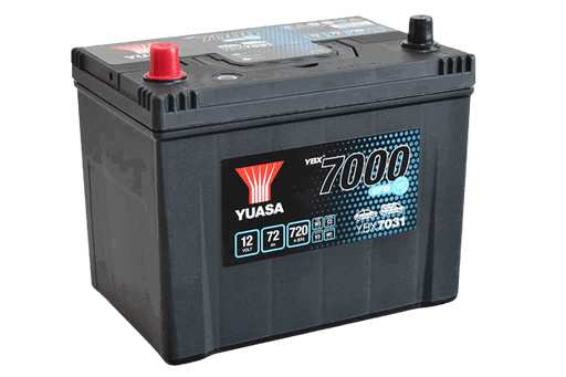 Yuasa YBX7031 EFB START STOP CAR BATTERY 12V 72AH, 4 Years Warranty