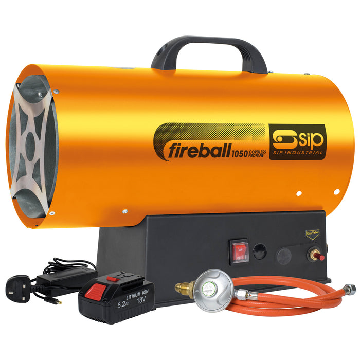 Refurbished - SIP Fireball 1050 Cordless Propane Heater